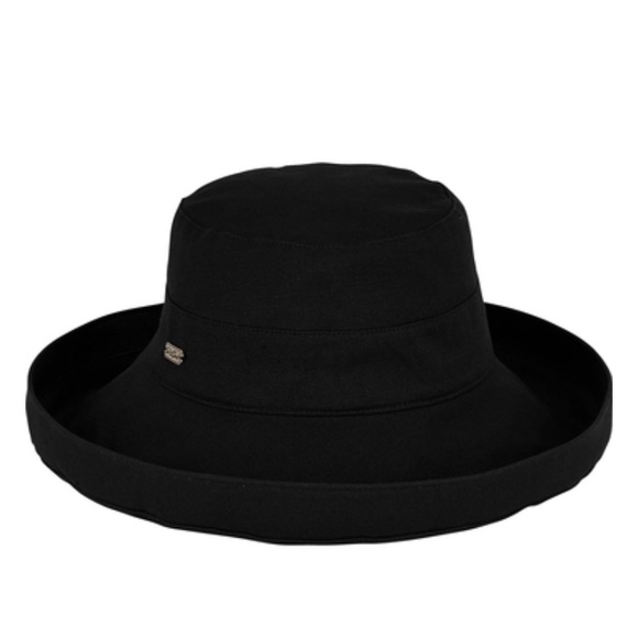 🆕 Sun N Sand Up Brim Black Hat